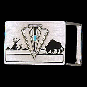 Belt Buckle - Arrowhead (1 1/4")